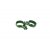 Seat post bottle cage clamp 30,9mm, green, 6061AL