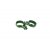 Seat post bottle cage clamp 34,9mm, green, 6061AL