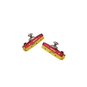 Brake shoe red with SWISS STOP Yellow King Brakepads, for CB1&C7 and compatibel with Shimano 
