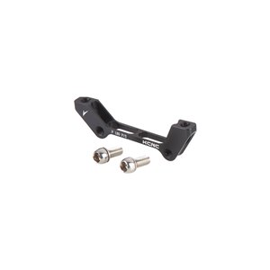 X7 disk brake adaptor black, IS160-PM160