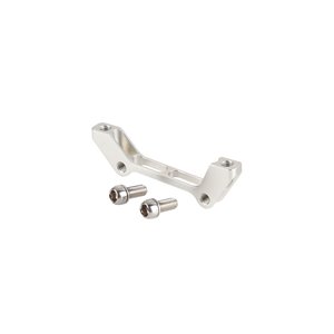 X7 disk brake adaptor silver, IS160-PM160