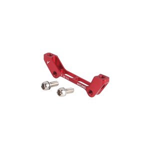 X7 disk brake adaptor red, IS160-PM180