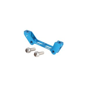 X7 disk brake adaptor blue, IS160-PM180