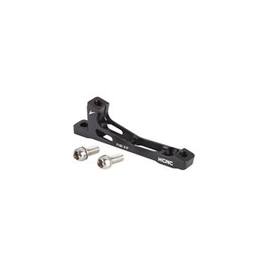 X7 disk brake adaptor black, PM160-PM203