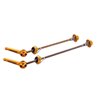 Road Grooving skewers with TI Axle, gold 