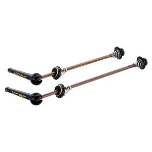 MTB Grooving skewers with TI Axle, black 