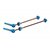 MTB Grooving skewers with TI Axle, blue 