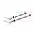 MTB Grooving skewers with TI Axle, silver 