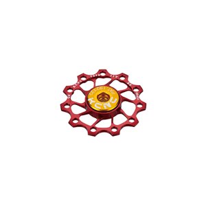 Jockey wheel ultra,10T red, SS bearing