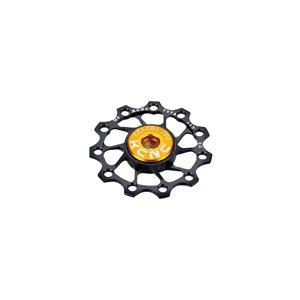 Jockey wheel ultra, 12T black, SS bearing