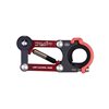 Shock Absorber, anodized black&red, for bicycle electronic devices