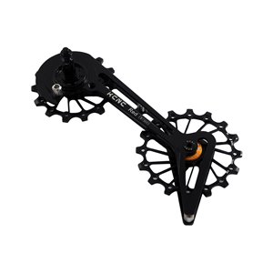 Jockey wheel system SRAM, CE, Black, for SRAM 10S/11S, 14+16T with ceramic bearing