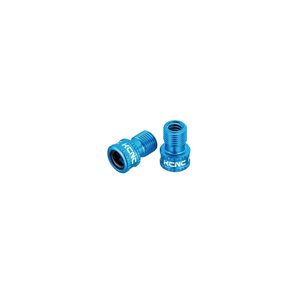Valve adaptor, blue, French to US