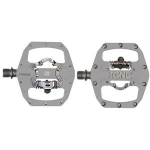 KCNC FR TRAP Clipless Pedal, silver, dual side, CroMo Spindle