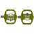 KCNC FR TRAP Clipless Pedal, ygreen, dual side, CroMo Spindle, 184g