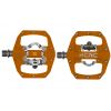KCNC FR TRAP Clipless Pedal, orange, dual side, CroMo Spindle, 184g