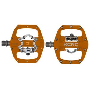 KCNC FR TRAP Clipless Pedal, orange, dual side, CroMo Spindle, 184g