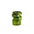 Hollow design headset spacer 1 1/8" ygreen 2mm