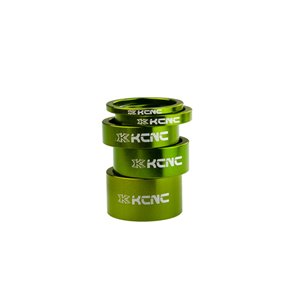 Hollow design headset spacer 1 1/8" ygreen 10mm