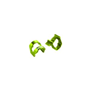 Cable housing clips, ygreen (10 pcs)