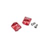 Front derailleur mount cover red