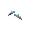 Brake shoe blue with red standard Brakepads, for CB1/3/4/7/10/11/12 and compatibel with Shimano