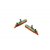 Brake shoe green* with red standard Brakepads, for CB1/3/4/7/10/11/12 and compatibel with Shimano