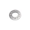 Disc brake lockring silver, for Shimano Center lock