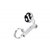 Cycling computer holder, silver, for Garmin