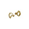 Cable housing clips, gold (10 pcs)
