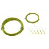 Shifter housing & wire kit, green