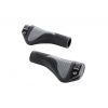 TPR Grips, black/grey grip only, w/o barends 
