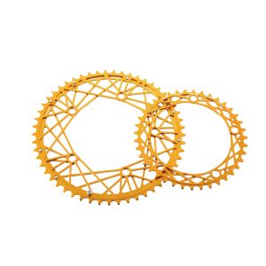 K4 chainring MTB, gold, 22T, 64BCD-4arm/5mm Thickness 