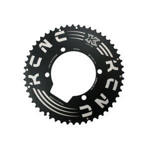 Rotex, Black, Shimano 11S 4arm 110bcd-52T,Chainring for Road 