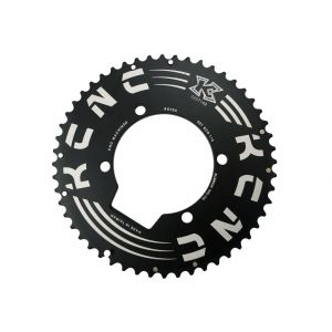 Rotex, Black, Shimano 11S 4arm 110bcd-50T, Chainring for Road