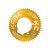 Rotex, Gold, Shimano 11S 4arm 110bcd-50T, Chainring for Road