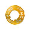 Rotex, Gold, Shimano 11S 4arm 110bcd-50T, Chainring for Road