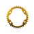 Rotex, Gold, Shimano 11S 4arm 110bcd-39T, Chainring for Road 