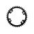 Rotex, Black, Shimano 11S 4arm 110bcd-36T, Chainring for Road