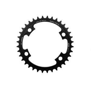 Rotex, Black, Shimano 11S 4arm 110bcd-36T, Chainring for Road