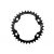 Rotex, Black, Shimano 11S 4arm 110bcd-34T, Chainring for Road 