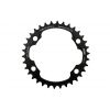 Rotex, Black, Shimano 11S 4arm 110bcd-34T, Chainring for Road 