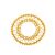 K6 oval chainring MTB gold, 42T, 104 BCD-4arm