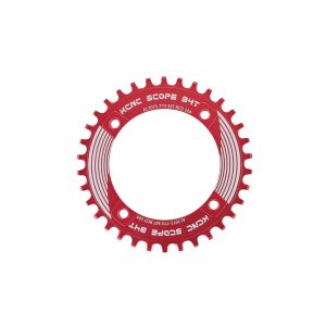 SCOPE chainring red 32T, 104bcd narrow wide design 