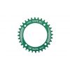 SCOPE chainring green 34T, 104bcd narrow wide design 