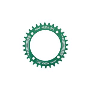 SCOPE chainring green 34T, 104bcd narrow wide design 