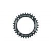 SCOPE chainring black 36T, 104bcd narrow wide design 