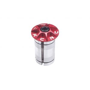Aheadset cap with expander, red
