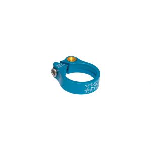 Road Lite clamp, 31,8mm blue, SC 7 with Ti-bolt