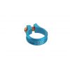 MTB screw Clamp, 38,2mm blue, SC 11